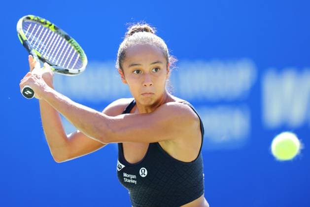 Leylah Fernandez (CAN). OCTOBER 17, 2025 - Tennis : Kinoshita Group Japan Open Tennis Championships 2025 Women s Singles Quarter-final at Morita Tennis Center Utsubo in Osaka, Japan. Noxthirdxpartyxsales  aflo_307168495