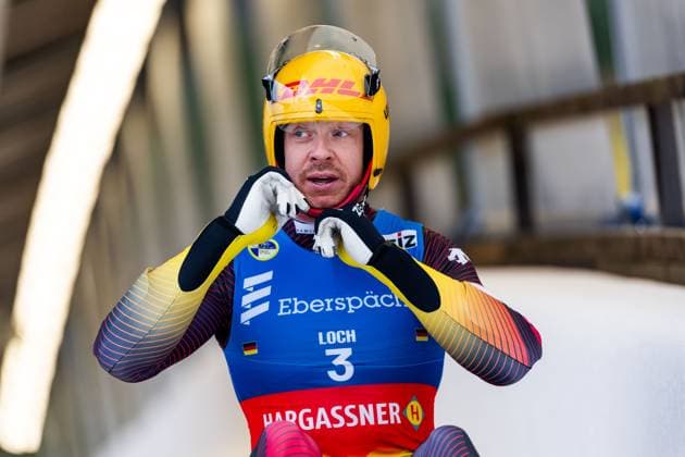 17.10.2025, GER, Rennrodeln, Saison 25 26, Maenner Frauen Einzel - Doppel, Olympiakader A-Kader Perspektivkader Team Deutschland, Trainingswoche - Rennen Felix Loch 98559 Oberhof LOTTO Thüringen EISARENA Oberho Thüringen Deutschland *** 17 10 2025, GER, Luge, Season 25 26, Men Women Singles Doubles, Olympic Squad A Squad Perspective Squad Team Germany, Training Week Race Felix Loch 98559 Oberhof LOTTO Thüringen EISARENA Oberho Thüringen Germany