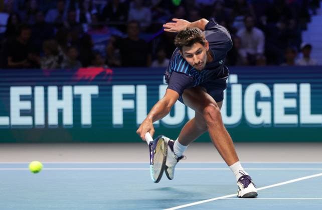 TENNIS - ATP, Tennis Herren Erste Bank Open VIENNA,AUSTRIA,17.OCT.25 - TENNIS - ATP World Tour, Erste Bank Open, Red Bull BassLine. Image shows Alexei Popyrin (AUS).  GEPAxpictures xWalterxLuger