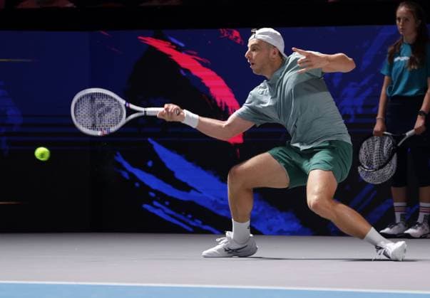 TENNIS - ATP, Tennis Herren Erste Bank Open VIENNA,AUSTRIA,17.OCT.25 - TENNIS - ATP World Tour, Erste Bank Open, Red Bull BassLine. Image shows Tallon Griekspoor (NED).  GEPAxpictures xWalterxLuger