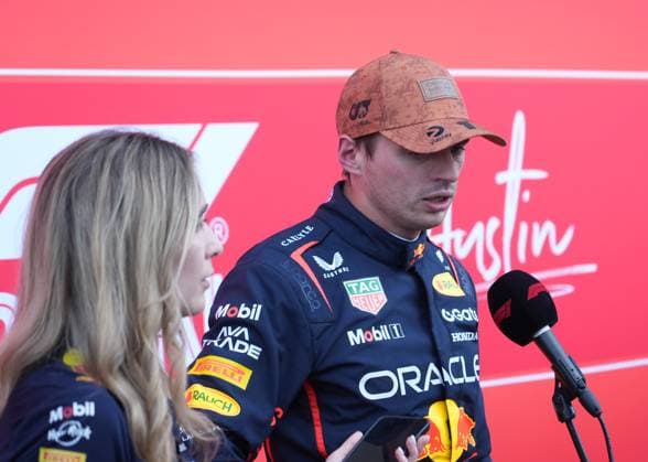 FORMULA 1 MSC CRUISES UNITED STATES GRAND PRIX 2025 17.10.2025, Circuit of The Americas, Austin, FORMULA 1 MSC CRUISES UNITED STATES GRAND PRIX 2025 , im Bild Max Verstappen (NLD), Oracle Red Bull Racing hhat die Poleposition für das morgige Sprintrennen.