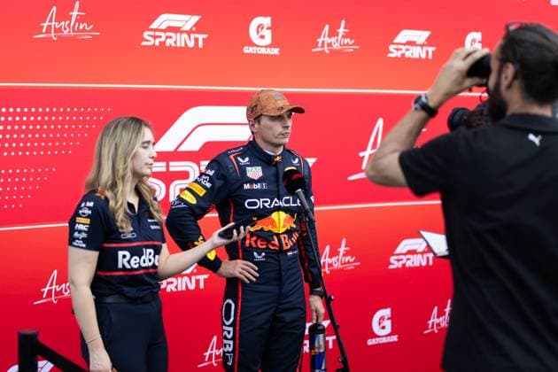 F1 - UNITED STATES GRAND PRIX 2025 VERSTAPPEN Max (ned), Red Bull Racing RB21, portrait during the 2025 Formula 1 United States Grand Prix, 19th round of the 2025 FIA Formula One World Championship, WM, Weltmeisterschaft from October 17 to 19, 2025 on the Circuit of the Americas, in Austin, Texas, United States of America - AustinUnited States  Copyright: xDPPIx