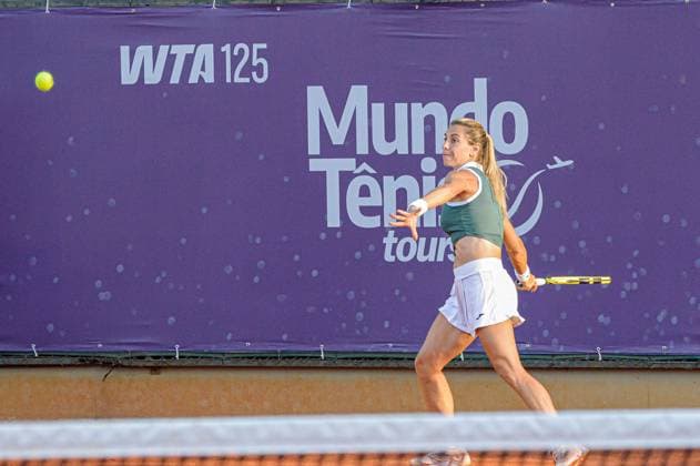 Rio Ladies Open - Quarterfinals - Alice Rame vs Martina Colmegna rio de janeiro (rj), 10 17 2025 - wta125 brazil rioladiesopen rj - player martina colmegna during a match valid for the quarterfinals of the rio ladies open 2025 held at techset academy in the city of rio de janeiro, this friday, october 17, 2025. (Foto: Gabby Costa Thenews2 imago images) SPO  Copyright: xGabbyxCostax