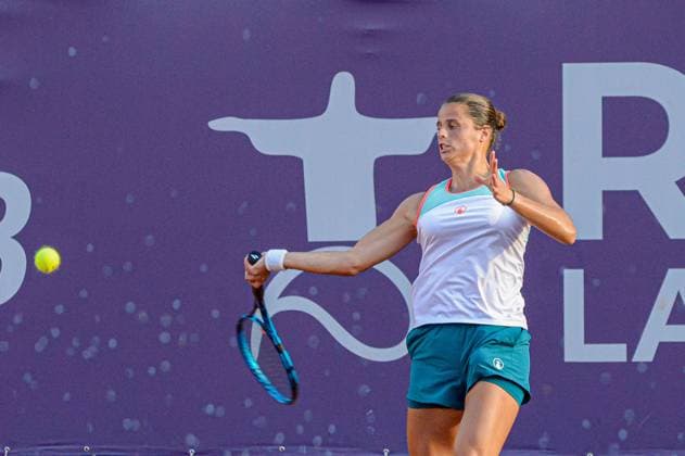 Rio Ladies Open - Quarterfinals - Alice Rame vs Martina Colmegna rio de janeiro (rj), 10 17 2025 - wta125 brazil rioladiesopen rj - player alice rame performing a forehand during a match valid for the quarterfinals of the rio ladies open 2025 held at techset academy in the city of rio de janeiro, this friday, october 17, 2025. (Foto: Gabby Costa Thenews2 imago images) SPO  Copyright: xGabbyxCostax