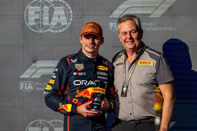 AUSTIN, TEXAS, UNITED STATES: Max Verstappen, racing for the Red Bull Racing team during the 2025 Formula 1 United States Grand Prix at the Circuit of the Americas in Austin, Texas, United States