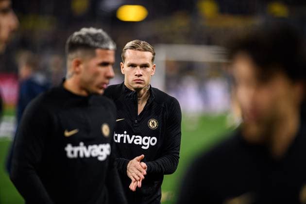 DORTMUND, GERMANY - 15.02.23: Mykhailo Mudryk. The match of match UEFA Champion League Borussia Dortmund vs FC Chelsea at SIGNAL IDUNA PARK  Copyright: xVitaliixKliuievx
