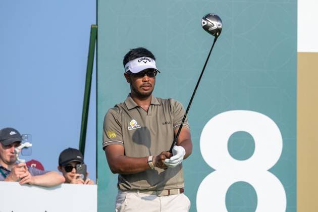 October 18, 2025, Macao, Macao Sar, China: Macau Open Golf , Macau Golf and Country Club Coloane, Macao, China Thailands Sarit Suwannarut, leads the field on Day 3 at -16 putting him 2 strokes ahead of AustraliaÃ¢â‚¬â ¢s, Brett Rankin. On the 18th tee. Macao China - ZUMAr144 20251018_zap_r144_007 Copyright: xJaynexRussellx