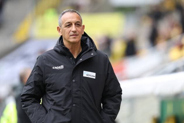 3. Liga; Alemannia Aachen - FC Ingolstadt 04; Cheftrainer Muzzicato Benedetto (AA) vor dem Spiel 3. Liga - FC Ingolstadt 04 Saison 2025 2026 Alemannia Aachen