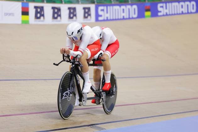 2025 UCI Para-Cycling Track World Championships Picture by Alex Whitehead SWpix.com - 18 10 2025 - Cycling - 2025 UCI Para-Cycling Track World Championships - Rio Olympic Velodrome, Rio de Janeiro, Brazil - WB 1 km Time Trial Qualifying - Dominika Putyra (Poland) piloted by Karolina Karasiewicz (Poland) Copyright: x xSWpix.comx(t axPhotographyxHubxLtd)xAlexxWhitehead SWpix.comx SWP-3030-9959
