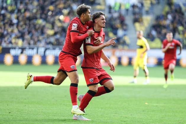 3. Liga; Alemannia Aachen - FC Ingolstadt 04; Dennis Kaygin (10, FCI) Tor Jubel Treffer 0:1 Siegtreffer, Yann Sturm (7, FCI) 3. Liga - FC Ingolstadt 04 Saison 2025 2026 Alemannia Aachen