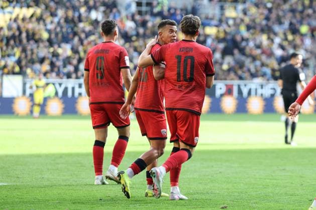 3. Liga; Alemannia Aachen - FC Ingolstadt 04; Dennis Kaygin (10, FCI) Tor Jubel Treffer 0:1 Siegtreffer, Marcel Costly (22, FCI) 3. Liga - FC Ingolstadt 04 Saison 2025 2026 Alemannia Aachen