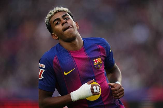 during the La Liga EA Sports match between FC Barcelona, Barca and Girona FC played at Lluis Companys Stadium on October 18 2025 in Barcelona, Spain. (Photo by Bagu Blanco PRESSIN) Copyright: xBaguxBlancox xPRESSINx
