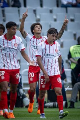 Axel Witsel (Girona FC) gestures during a La Liga EA Sports match between FC Barcelona, Barca and Girona FC at Estadi Olimpic Lluis Companys Copyright: x@FELIPExMONDINOx