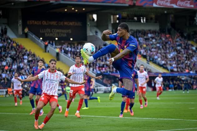 Marcus Rashford FC Barcelona, Barca in action during a La Liga EA Sports match between FC Barcelona and Girona FC at Estadi Olimpic Lluis Companys  Copyright: xFelipexMondino IPAxSportx xipa-agency.netx xx IPA_66741283 IPA_Agency_IPA66741283