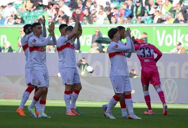 Deutschland: Bundesliga 2025 26, 7. Spieltag - VfL Wolfsburg vs VfB Stuttgart - Volkswagen Arena (Wolfsburg): Copyright: xAymanxAlahmedx