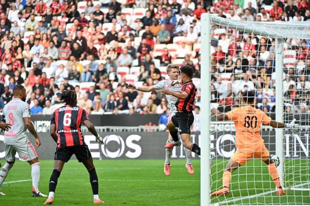 OGC Nice v Olympique Lyonnais - Ligue 1 McDonald s 2025 2026 07 Adam KARABEC (ol) during the Ligue 1 McDonald s match between Nice and Lyon at Allianz Riviera on October 18, 2025 in Nice, France. Nice France  Copyright: xFEPx 776348160