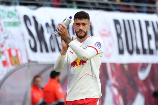 LEIPZIG, DEUTSCHLAND - OCTOBER 18: Romulo Cardoso da Cruz (40, RB Leipzig) during the Bundesliga match between RB Leipzig vs. Hamburger SV at Red Bull Arena on matchday 7 of the 1. Bundesliga on October 18, 2025 in Leipzig, Deutschland. DFL REGULATIONS PROHIBIT ANY USE OF PHOTOGRAPHS AS IMAGE SEQUENCES AND OR QUASI-VIDEO. Sachsen Deutschland Copyright: xBEAUTIFULxSPORTS JanxKaeferx