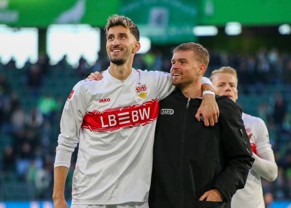 Deutschland: Bundesliga 2025 26, 7. Spieltag - VfL Wolfsburg vs VfB Stuttgart - Volkswagen Arena (Wolfsburg): Copyright: xAymanxAlahmedx