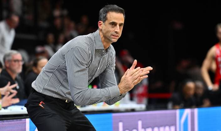18.10.2025 - Basketball - Saison 2025 2026 - 2. Bundesliga Pro-A - 04. Spieltag: Nürnberg Falcons Basketball Club NBC - Phoenix Hagen - - xwoxzix - Christopher Chris Robert Harris (Trainer Headcoach Phoenix Hagen )