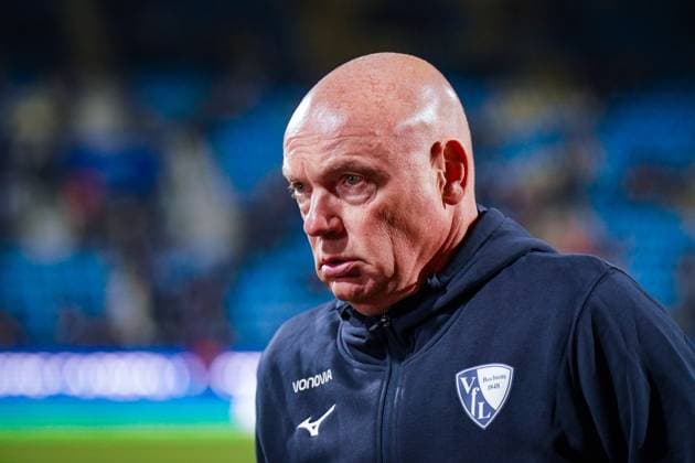 Deutschland: Fussball 2. Bundesliga 2025 26, 9. Spieltag - VfL Bochum vs Hertha BSC Berlin - Vonovia Ruhrstadion (Bochum): Uwe Rösler (Trainer, VfL Bochum) Bochum Nordrhein-Westfalen Deutschland