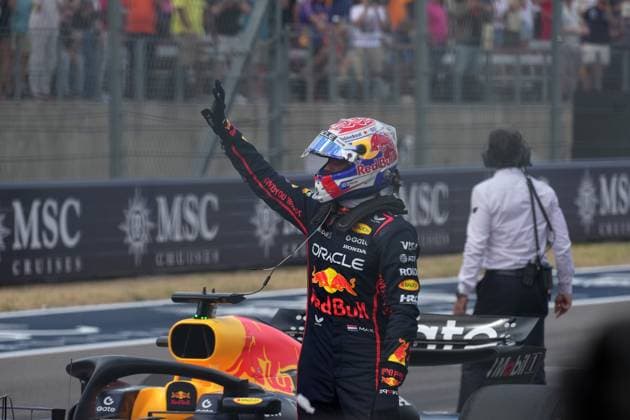 FORMULA 1 MSC CRUISES UNITED STATES GRAND PRIX 2025 18.10.2025, Circuit of The Americas, Austin, FORMULA 1 MSC CRUISES UNITED STATES GRAND PRIX 2025 , im Bild Sieger des Sprintrennens Max Verstappen (NLD), Oracle Red Bull Racing