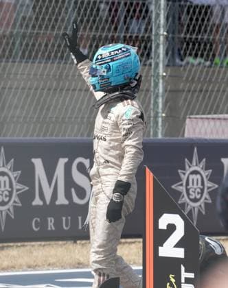 FORMULA 1 MSC CRUISES UNITED STATES GRAND PRIX 2025 18.10.2025, Circuit of The Americas, Austin, FORMULA 1 MSC CRUISES UNITED STATES GRAND PRIX 2025 , im Bild 2.Platz im Sprintrennen für George Russell (GBR), Mercedes-AMG Petronas Formula One Team