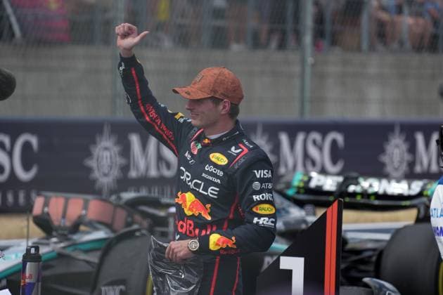 FORMULA 1 MSC CRUISES UNITED STATES GRAND PRIX 2025 18.10.2025, Circuit of The Americas, Austin, FORMULA 1 MSC CRUISES UNITED STATES GRAND PRIX 2025 , im Bild Sieger des Sprintrennens Max Verstappen (NLD), Oracle Red Bull Racing