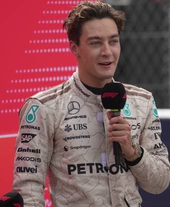 FORMULA 1 MSC CRUISES UNITED STATES GRAND PRIX 2025 18.10.2025, Circuit of The Americas, Austin, FORMULA 1 MSC CRUISES UNITED STATES GRAND PRIX 2025 , im Bild 2.Platz für George Russell (GBR), Mercedes-AMG Petronas Formula One Team