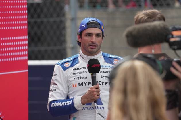 FORMULA 1 MSC CRUISES UNITED STATES GRAND PRIX 2025 18.10.2025, Circuit of The Americas, Austin, FORMULA 1 MSC CRUISES UNITED STATES GRAND PRIX 2025 , im Bild 3.Platz für Carlos Sainz Jr. (ESP), Atlassian Williams Racing