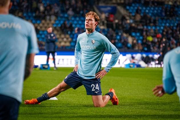 Deutschland: Fussball 2. Bundesliga 2025 26, 9. Spieltag - VfL Bochum vs Hertha BSC Berlin - Vonovia Ruhrstadion (Bochum): Mats Pannewig (VfL Bochum, 24)