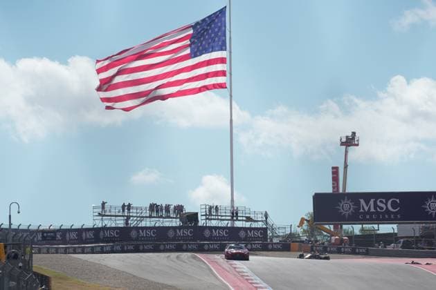 FORMULA 1 MSC CRUISES UNITED STATES GRAND PRIX 2025 18.10.2025, Circuit of The Americas, Austin, FORMULA 1 MSC CRUISES UNITED STATES GRAND PRIX 2025 , im Bild Safety Car, Max Verstappen (NLD), Oracle Red Bull Racing