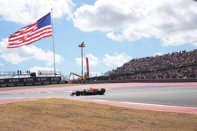 FORMULA 1 MSC CRUISES UNITED STATES GRAND PRIX 2025 18.10.2025, Circuit of The Americas, Austin, FORMULA 1 MSC CRUISES UNITED STATES GRAND PRIX 2025 , im Bild Max Verstappen (NLD), Oracle Red Bull Racing