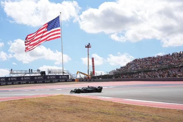 FORMULA 1 MSC CRUISES UNITED STATES GRAND PRIX 2025 18.10.2025, Circuit of The Americas, Austin, FORMULA 1 MSC CRUISES UNITED STATES GRAND PRIX 2025 , im Bild George Russell (GBR), Mercedes-AMG Petronas Formula One Team