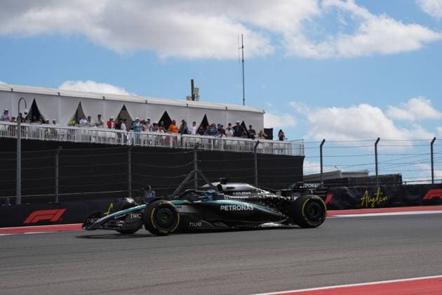 FORMULA 1 MSC CRUISES UNITED STATES GRAND PRIX 2025 18.10.2025, Circuit of The Americas, Austin, FORMULA 1 MSC CRUISES UNITED STATES GRAND PRIX 2025 , im Bild George Russell (GBR), Mercedes-AMG Petronas Formula One Team