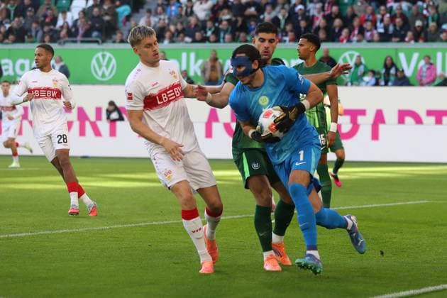 VfL vs. Stuttgart, 1. BL Wolfsburg, 18.10.2025, FUßBALL - VfL Wolfsburg vs. VfB Stuttgart, 1. BL, Saison 2025 26. Wolfsburg