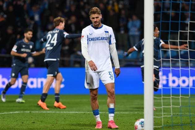 Marton Dardai (Hertha BSC Berlin) enttaeuscht waehrend des Spiels der 2. Bundesliga zwischen VfL Bochum und Hertha BSC, Vonovia Ruhrstadion am 18. October 2025 in Bochum, Deutschland. (Foto von Ralf Treese DeFodi Images) +++ Marton Dardai (Hertha BSC Berlin) looks dejected during the 2. Bundesliga match between VfL Bochum and Hertha BSC at Vonovia Ruhrstadion on October 18, 2025 in Bochum, Germany. (Photo by Ralf Treese DeFodi Images) (Photo by Ralf Treese DeFodi Images) Marton Dardai Hertha BSC Berlin looks dejected during the 2 Bundesliga match between VfL Bochum and Hertha BSC at Vonovia Ruhrstadion on October 18, 2025 in Bochum, Germany, Germany Photo by Ralf Treese DeFodi Images Marton Dardai Hertha BSC Berlin looks dejected during the 2 Bundesliga match between VfL Bochum and Hertha BSC at Vonovia Ruhrstadion on October 18, 2025 in Bochum, Germany Photo by Ralf Treese DeFodi Images Photo by Ralf Treese DeFodi Images