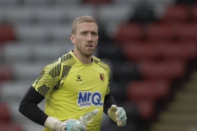 Sheffield United v Watford EFL Sky Bet Championship 18 10 2025. Egil Selvik of Watford the warm-up session before the EFL Sky Bet Championship match between Sheffield United and Watford at Bramall Lane, Sheffield, England on 18 October 2025. Editorial use only DataCo restrictions apply See www.football-dataco.com , Copyright: xJezxTighex PSI-23058-0143