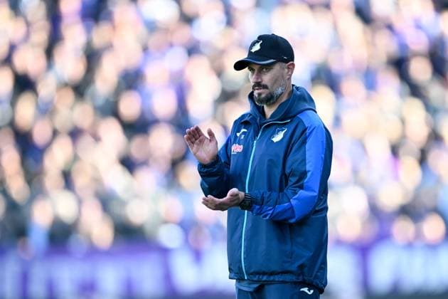 3. Liga - 25 26 - VfL Osnabrück - TSG Hoffenheim II am 18.10.2025 an der Bremer Brücke in Osnabrück Trainer Stefan Kleineheismann (Hoffenheim)