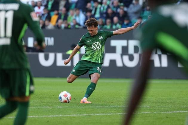 VfL vs. Stuttgart, 1. BL Wolfsburg, 18.10.2025, FUßBALL - VfL Wolfsburg vs. VfB Stuttgart, 1. BL, Saison 2025 26. Aaron Zehnter (VfL Wolfsburg) Wolfsburg