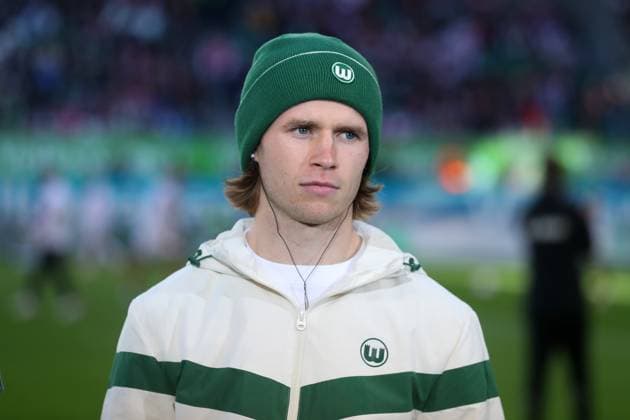 VfL vs. Stuttgart, 1. BL Wolfsburg, 18.10.2025, FUßBALL - VfL Wolfsburg vs. VfB Stuttgart, 1. BL, Saison 2025 26. Patrick Wimmer (VfL Wolfsburg) Wolfsburg