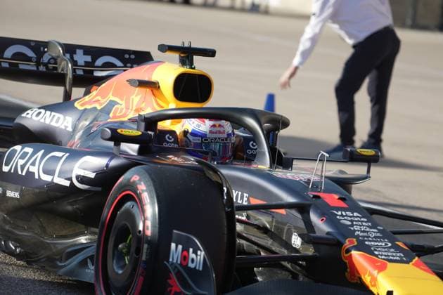FORMULA 1 MSC CRUISES UNITED STATES GRAND PRIX 2025 18.10.2025, Circuit of The Americas, Austin, FORMULA 1 MSC CRUISES UNITED STATES GRAND PRIX 2025 , im Bild Poleposition für Max Verstappen (NLD), Oracle Red Bull Racing nordphotoxGmbHx xBratic nph00250