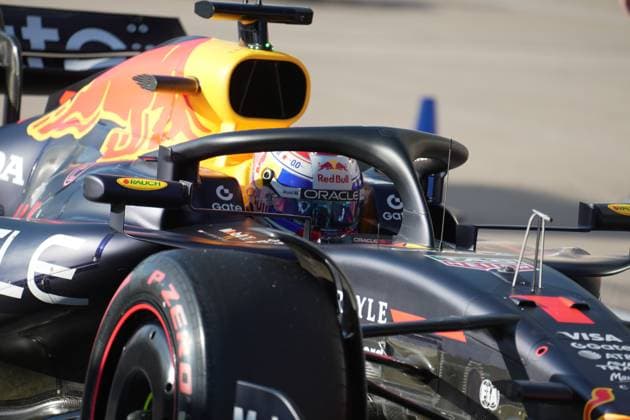 FORMULA 1 MSC CRUISES UNITED STATES GRAND PRIX 2025 18.10.2025, Circuit of The Americas, Austin, FORMULA 1 MSC CRUISES UNITED STATES GRAND PRIX 2025 , im Bild Poleposition für Max Verstappen (NLD), Oracle Red Bull Racing nordphotoxGmbHx xBratic nph00250