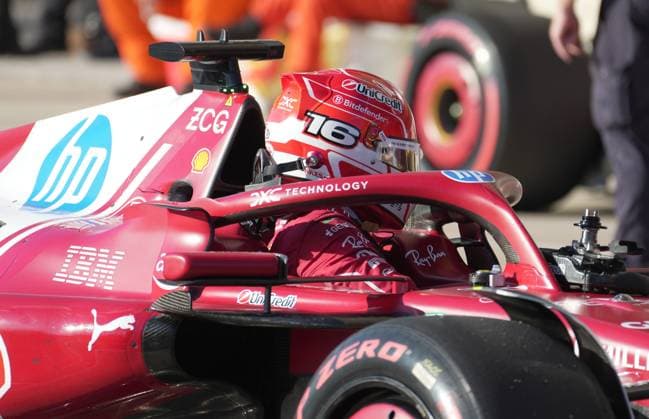 FORMULA 1 MSC CRUISES UNITED STATES GRAND PRIX 2025 18.10.2025, Circuit of The Americas, Austin, FORMULA 1 MSC CRUISES UNITED STATES GRAND PRIX 2025 , im Bild 3.Startplatz für das morgige Rennen für Charles Leclerc (MCO), Scuderia Ferrari HP
