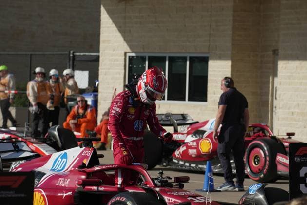 FORMULA 1 MSC CRUISES UNITED STATES GRAND PRIX 2025 18.10.2025, Circuit of The Americas, Austin, FORMULA 1 MSC CRUISES UNITED STATES GRAND PRIX 2025 , im Bild 3.Startplatz für das morgige Rennen für Charles Leclerc (MCO), Scuderia Ferrari HP
