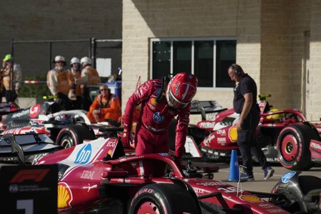 FORMULA 1 MSC CRUISES UNITED STATES GRAND PRIX 2025 18.10.2025, Circuit of The Americas, Austin, FORMULA 1 MSC CRUISES UNITED STATES GRAND PRIX 2025 , im Bild 3.Startplatz für das morgige Rennen für Charles Leclerc (MCO), Scuderia Ferrari HP
