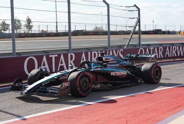FORMULA 1 MSC CRUISES UNITED STATES GRAND PRIX 2025 18.10.2025, Circuit of The Americas, Austin, FORMULA 1 MSC CRUISES UNITED STATES GRAND PRIX 2025 , im Bild George Russell (GBR), Mercedes-AMG Petronas Formula One Team