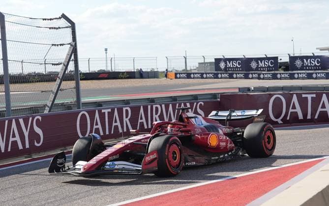 FORMULA 1 MSC CRUISES UNITED STATES GRAND PRIX 2025 18.10.2025, Circuit of The Americas, Austin, FORMULA 1 MSC CRUISES UNITED STATES GRAND PRIX 2025 , im Bild Charles Leclerc (MCO), Scuderia Ferrari HP