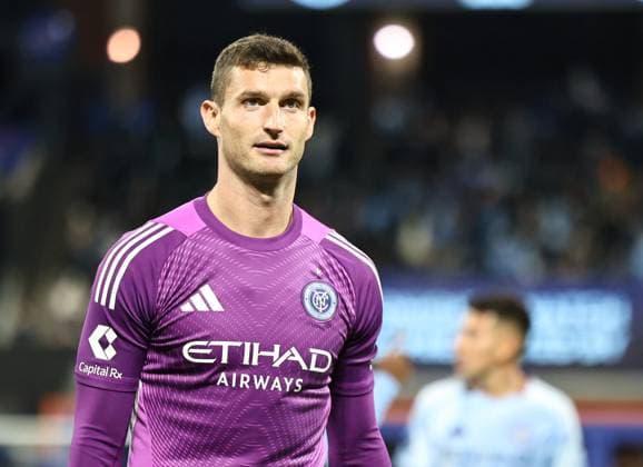 October 18, 2025, Queens, New York, Usa, New York, USA: Oct 18, 2025; Queens, New York, USA; New York City FC goaltender Matthew Freese (49) at Citi Field. Mandatory Credit: Queens, New York, Usa USA - ZUMAs325 20251018_zsp_s325_040 Copyright: xJessxStilesx