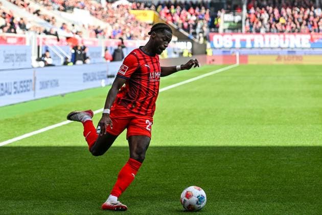 GER, 1. FBL, 1. FC Heidenheim vs SV Werder Bremen 18.10.2025, Voith-Arena, Heidenheim, GER, 1. FBL, 1. FC Heidenheim vs SV Werder Bremen, im Bild Omar Traore (Heidenheim, 23)