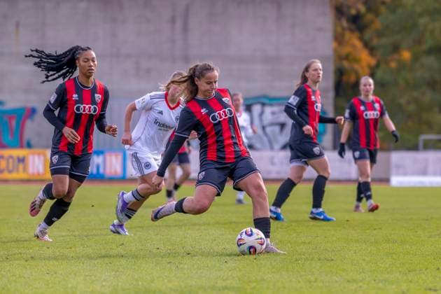 Ingolstadt, Deutschland 19. Oktober 2025: 2. BL - Frauen - 2025 2026 - FC Ingolstadt 04 vs. Eintracht Frankfurt II Im Bild: Mara Winter (FCI) Audi Sportpark Bayern Copyright: xFotostandx xSchäferx